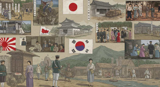 식민지 시대: 일본의 한국 식민지화 과정