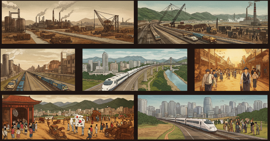 현대 한국의 경제적 발전과 사회적 변화: 해방 이후부터 현재까지